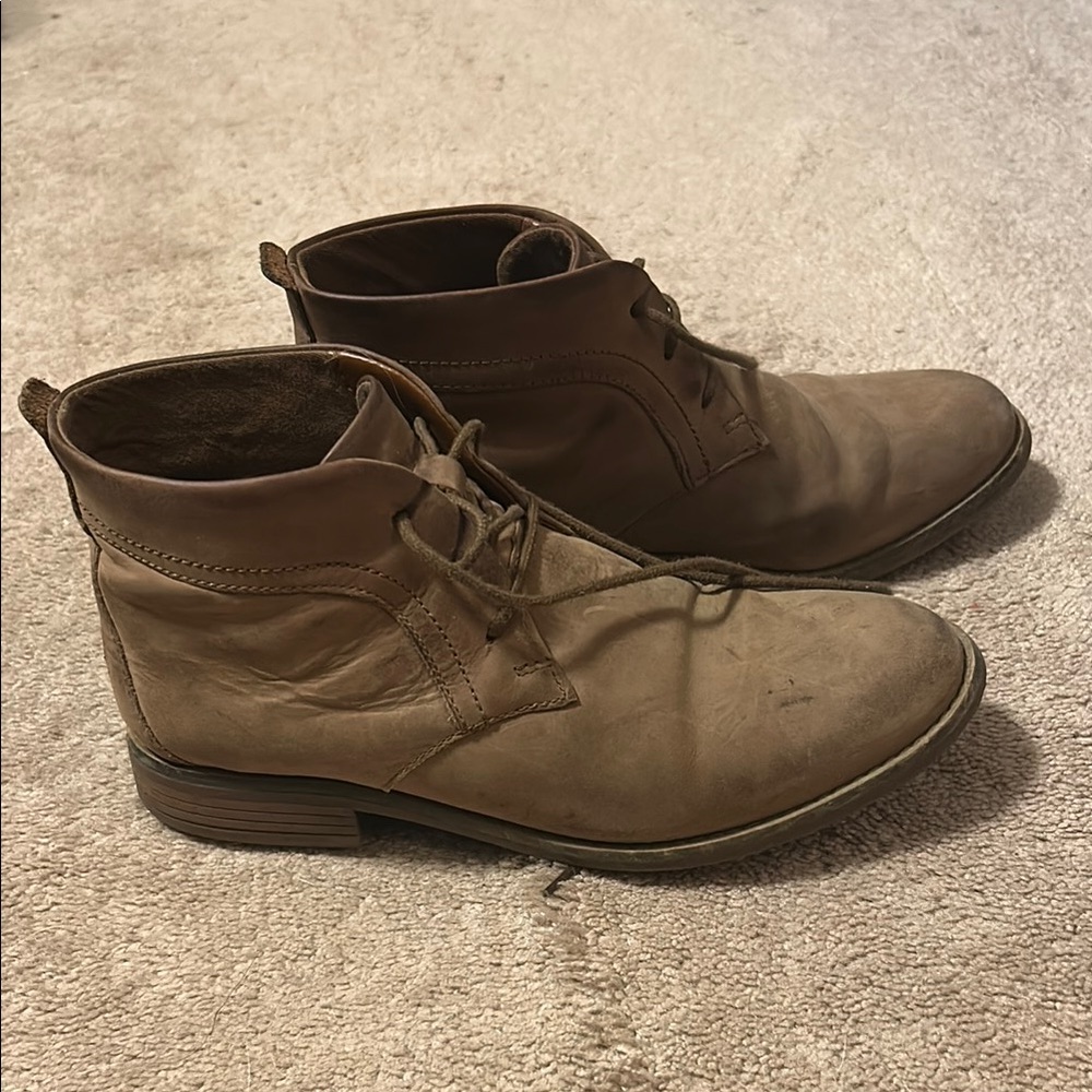 Men's Brown Leather Ankle Boots